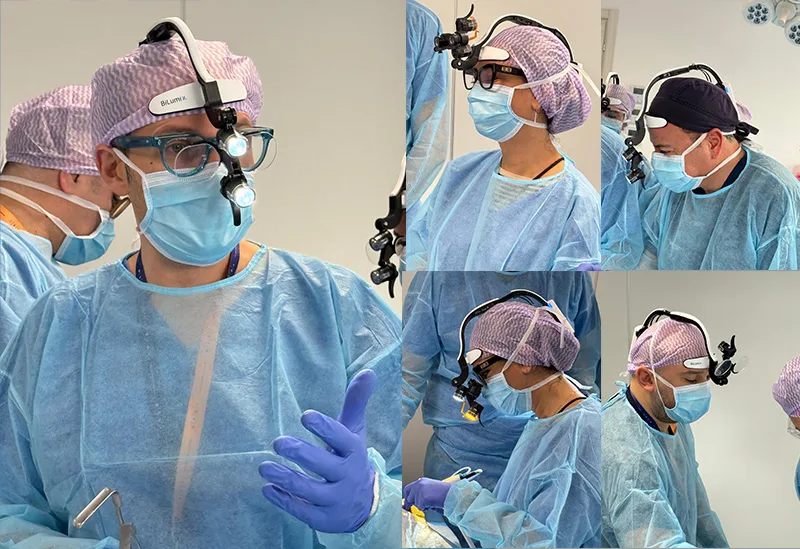 caschetti BiLumix Gen 2 a disposizione dei futuri chirurghi